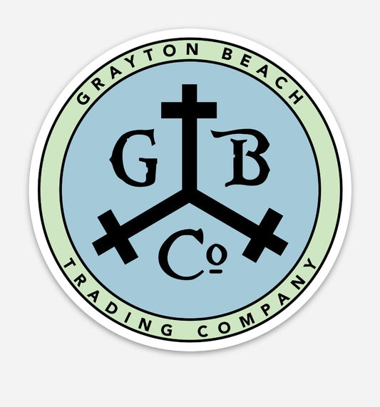 "3.5" Sticker- Grayton Beach Trading Company